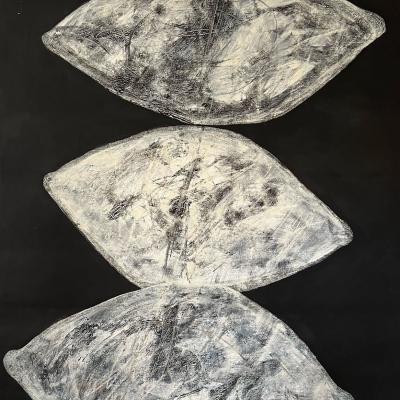 Huile Acrylique Sur Toile 182 X 158 Cm